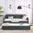 Daybed Trundle Upholstered Tufted Sofa Bed Waved Shape Arms