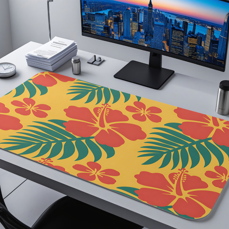 Polyester Desk Pad, 31.5x15.5