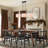 Konur 3 - Light Fabric Linear Kitchen Island Pendant-1982873382