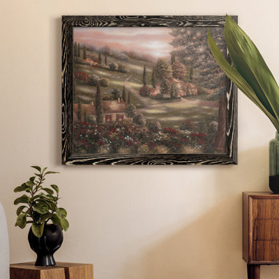 Evening / Tuscany I - Cadre photo, impression sur toile