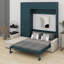 Lit escamotable mural avec canapé et tablettes Murphy-169650536