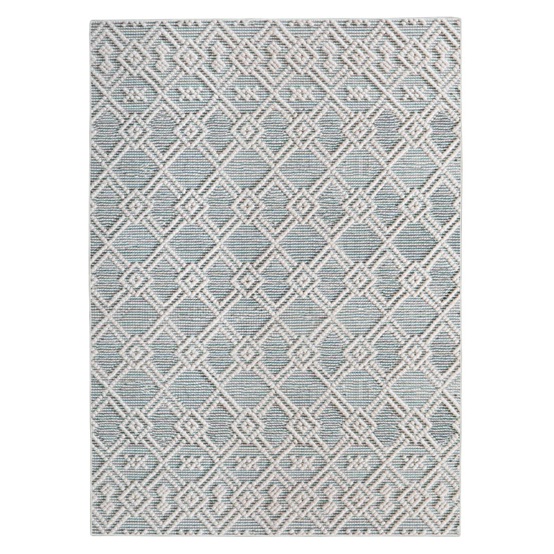 Geometric Indoor Rug, Rectangle 5' x 7'