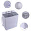 Laveuse compacte portative 16,5 lb