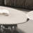 Simple oval marble coffee table-122914005