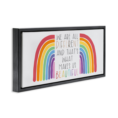 «Différent est beau arc-en-ciel»