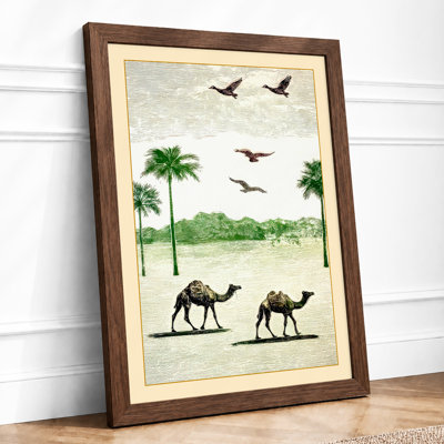 Desert Passage Minimalist 1 Piece Single Picture Frame Wall Art