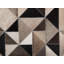 Round Gianna Patchwork Cowhide Hand Woven 140cm X 140cm Area Rug