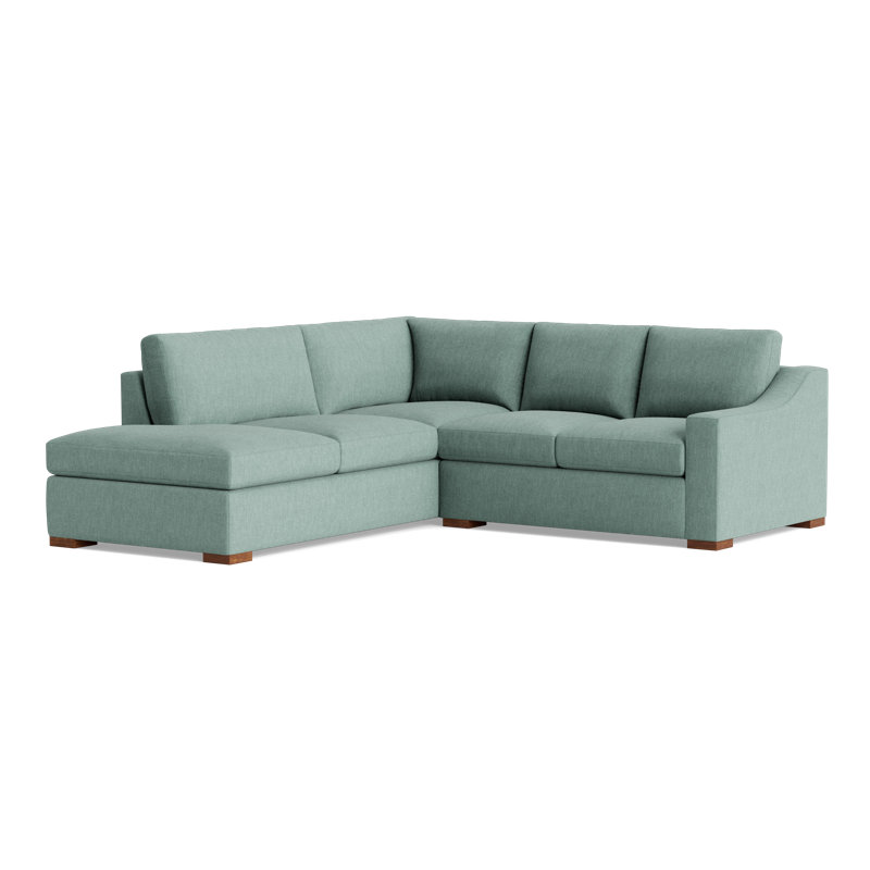 Lucca Sectional, Left Hand Facing, Performance Weave - Spa