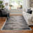 Jewel Modern Abstract Gray Area Rug-114192853