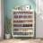 29.6 Inches Wooden Shoe Cabinet With Doors, 7-Tier Shoe Storage Organizer-907432972