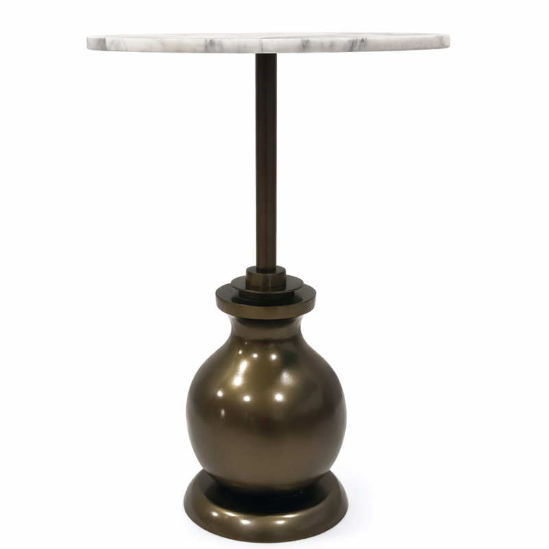 Table d'appoint en forme de base de vase