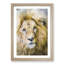The Face of a Lion - Picture Frame Painting Print-55639901-55639899