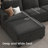 Anureet Oversized Modular Sectional U Shaped Corner Sofa With Storage Ottman-1029174963
