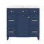 Ensemble de meuble-lavabo 36 po avec lavabo 36 po, meuble-lavabo moderne avec 3 tiroirs et portes à fermeture en douceur, armoire de salle de bain en bois massif avec lavabo encastré en céramique-1130416819-1130416816