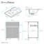 Meuble-lavabo 24 po Bernay-73115551