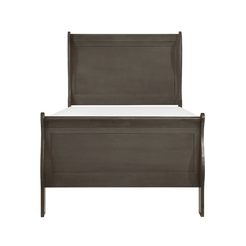 Lit simple gris Stain, Twin, Grey