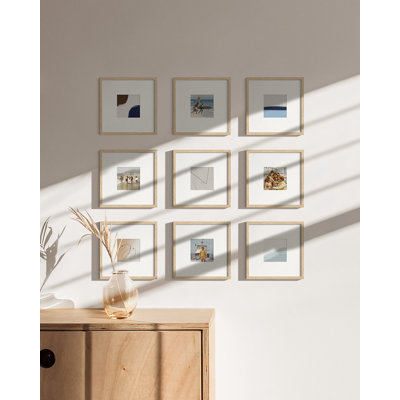 Ensemble de 25 cadres carrés Haus et Hues