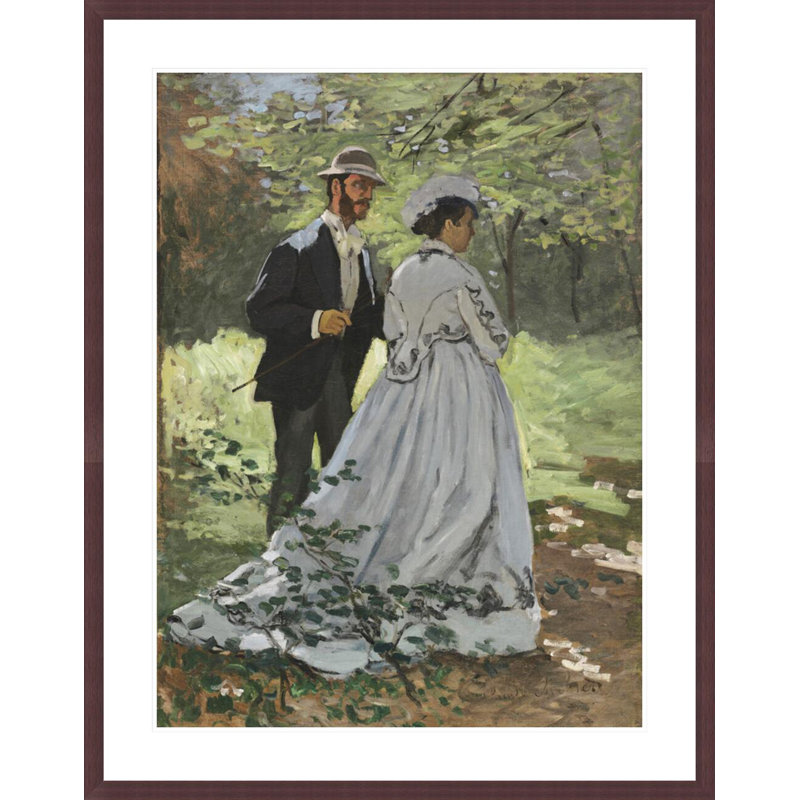 Bazille et Camille (Étude pour le déjeuner sur l'Herbe) par Claude Monet, H 41,5 po x l 32,69 po