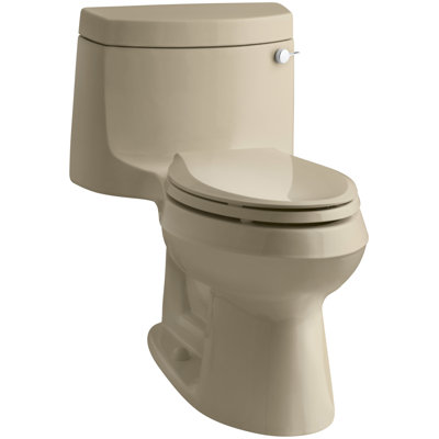 Cimarron 1.28 GPF Water Efficient Elongated One-Piece toilet (Seat Included)