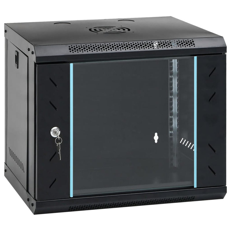 Armoire réseau Lanasha Inbox Zero, Noir