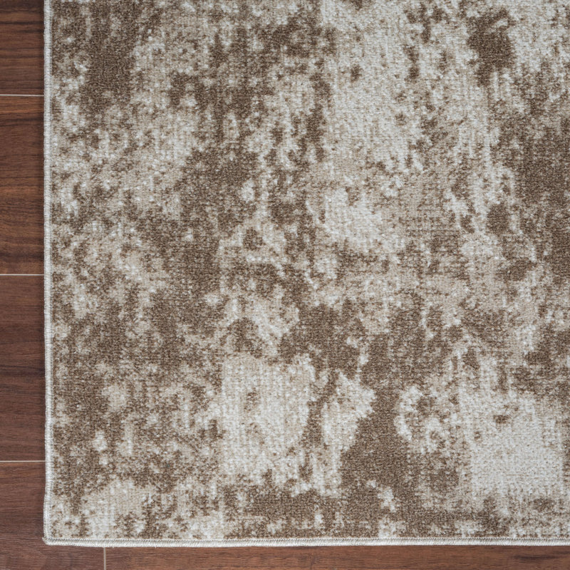 Kalessi Power Loom Abstract Area Rug , Runner 3' x 12'