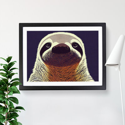Adorable Sloth - Single Picture Frame Print