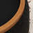 Eloni Round Fabric Upholstered Solid Wood Ottoman-333302352