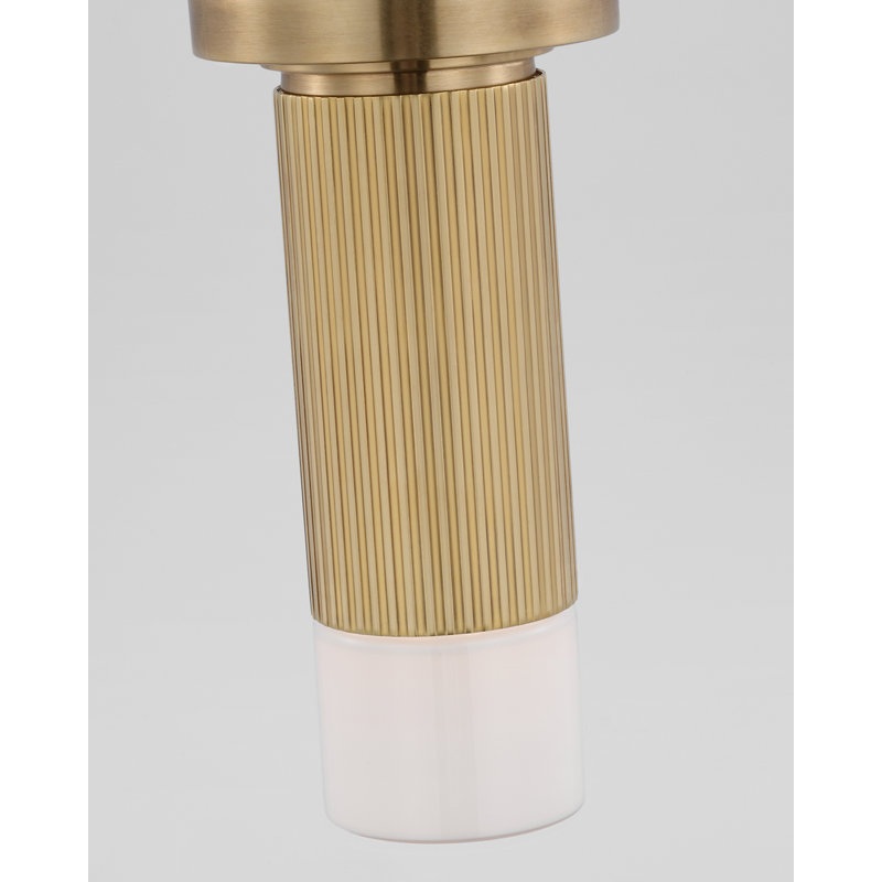 Ace 1 - Light LED Flush Mount, Hand-Rubbed Antique Brass