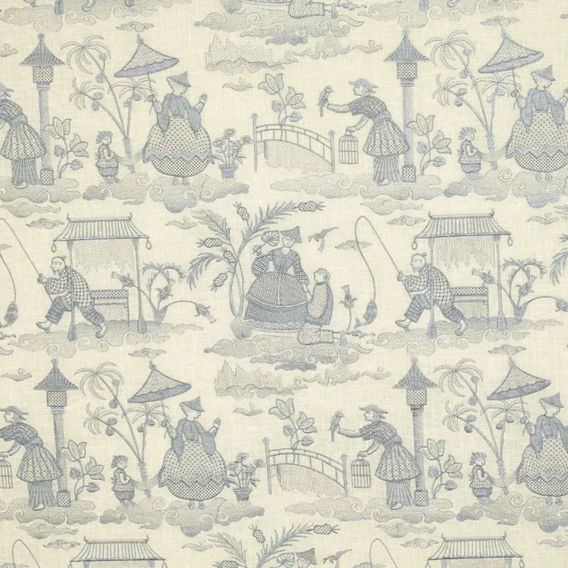 Toile brodée Bassano, Delft