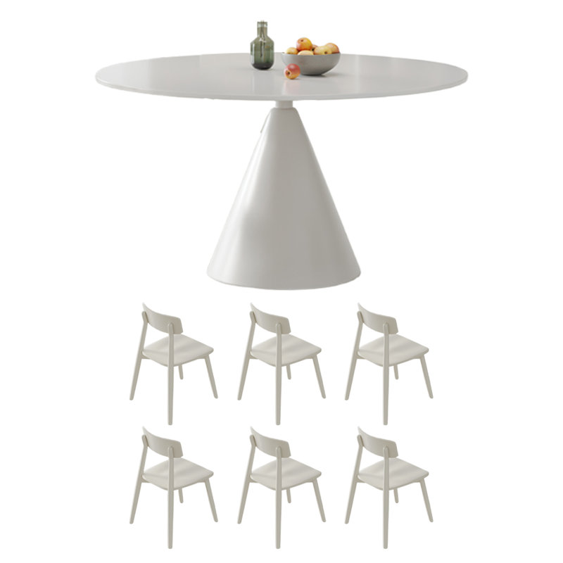 Table de salle à manger French French, H 29,52 po x L 59,05 po x l 59,05 po