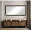 Miroir rustique moderne avec tablette en verre-93578057