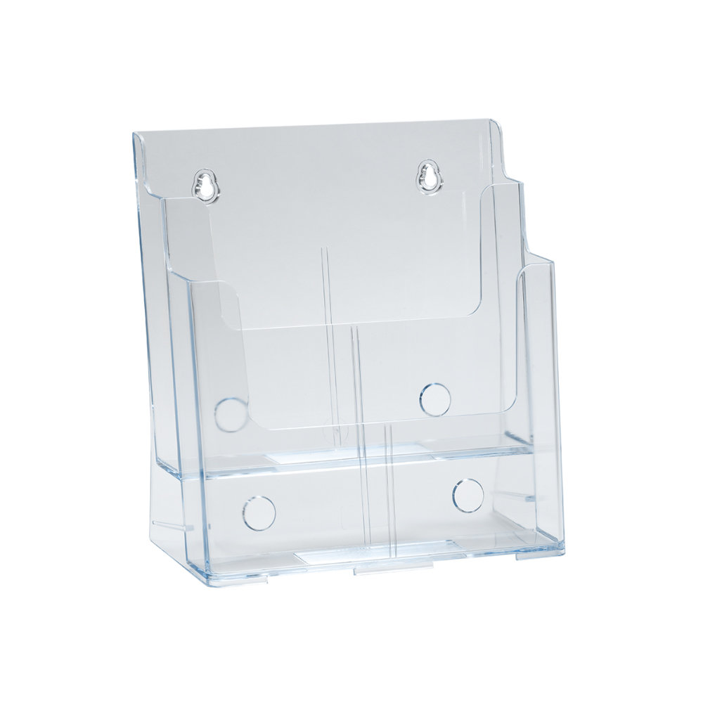 Two-Tier Two-Pocket Letter Sized Brochure Holder Azar Displays