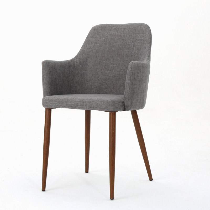 Chaise de salle à manger, Brun, Gris clair