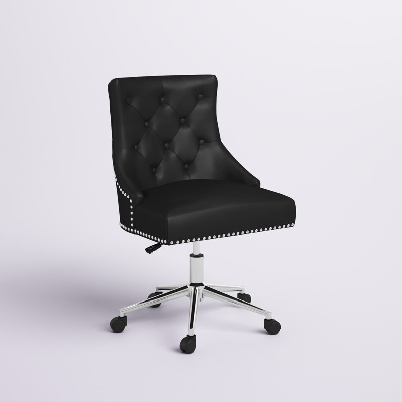 Chaise de bureau Regent, Noir