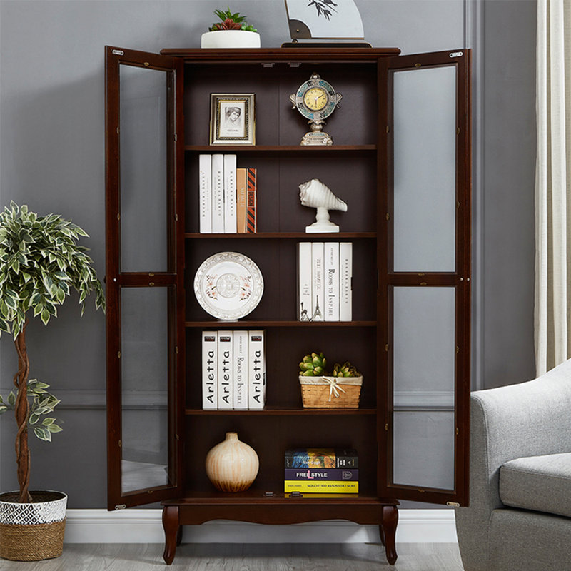Bibliothèque américaine de style durable, Marron foncé