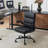 Mid-Back Swivel Task Chair with Arms-498340016