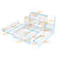 Lit plateforme double avec rangement et lit gigogne-1928161714