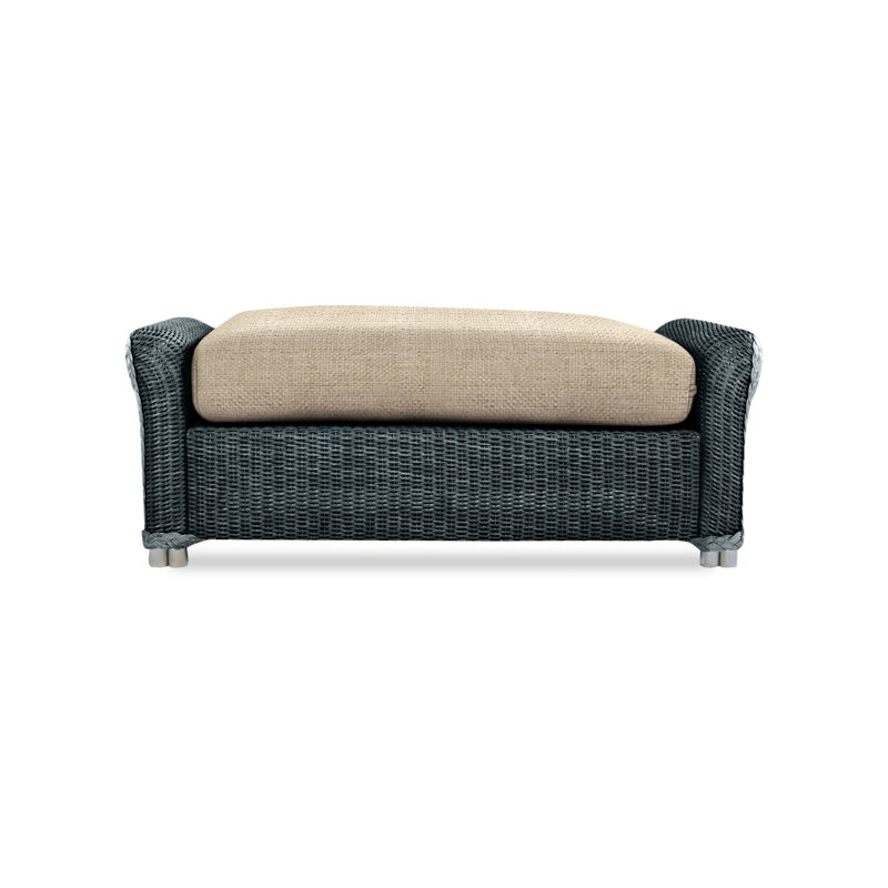 Reflections Outdoor Ottoman, Sandberg Flax, Mink