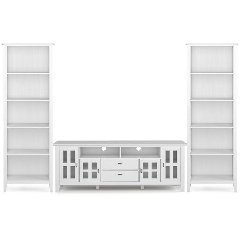 Meuble télé 72 po Artisan, Blanc