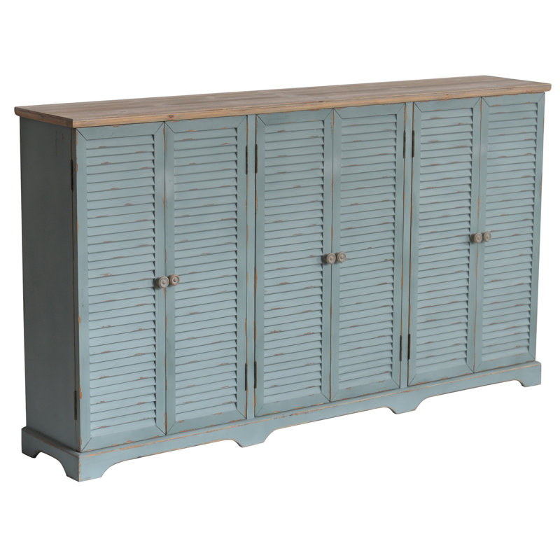 Buffet en bois de 63 po de large Ocala