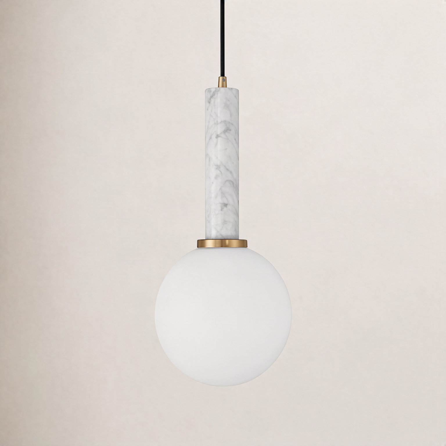 Single Light Glass Dimmable Pendant