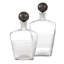 Eaves Decanters, Set Of 2