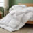 All Season Medium Weight Down Alternative Duvet Insert Comforter - Hypoallergenic & Soft Comfort, Queen-1925733419