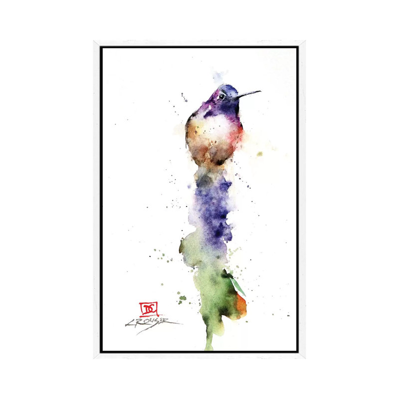 King Of The Hill by Dean Crouser - Print on Canvas, 66.04 cm H x 45.72 cm W, White Framed