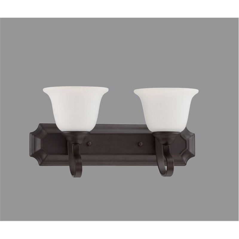 Éclairage pour meuble-lavabo à 2 lumières Jaysson