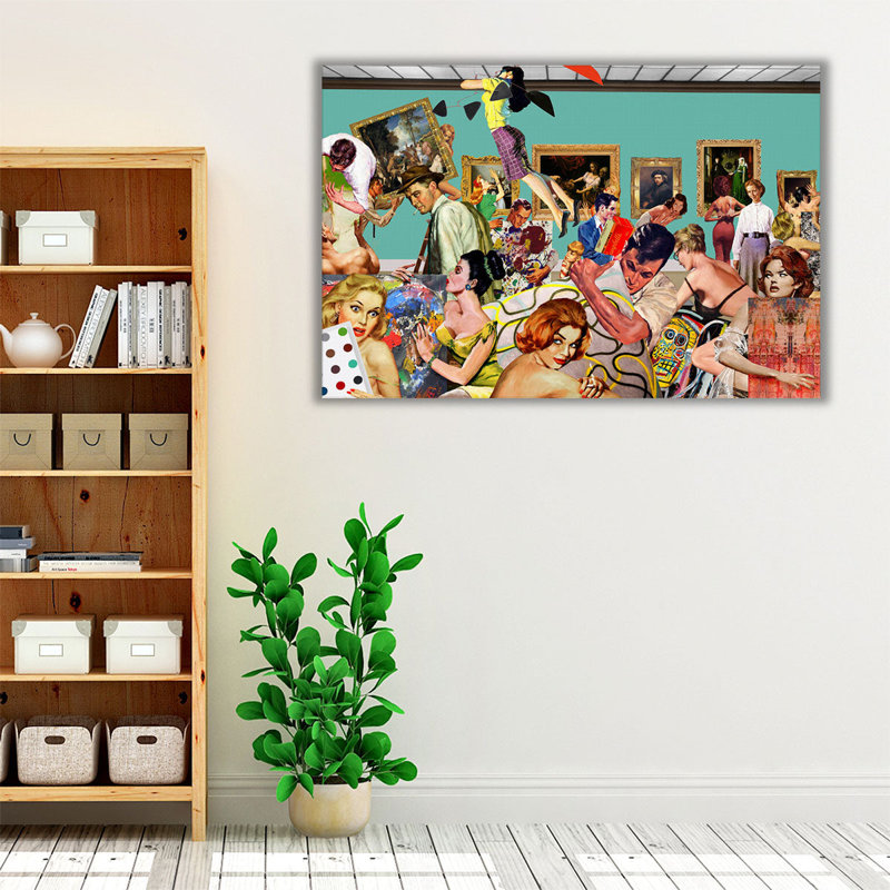 Art Lovers - reproduction d'art sur toile, H 40 po x l 60 po