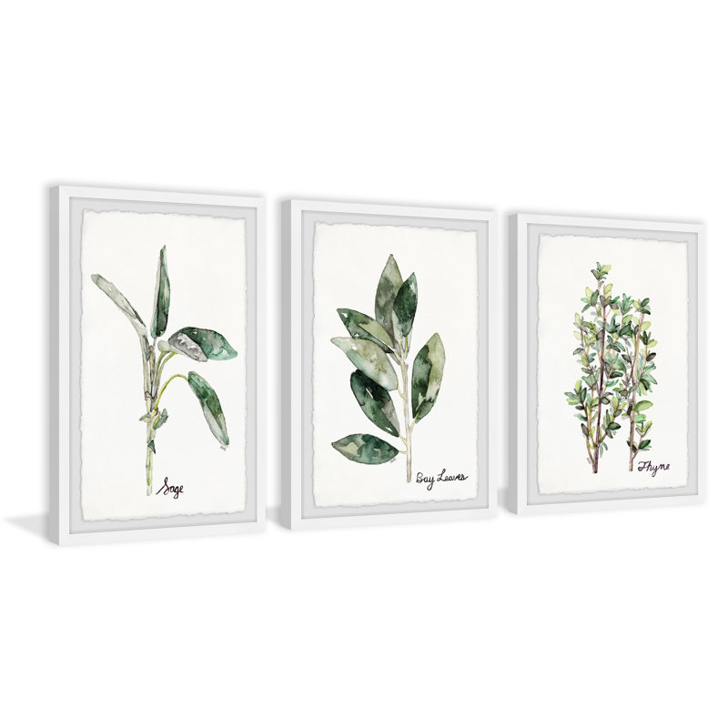 Trio de plantes, H 36 po x l 24 po