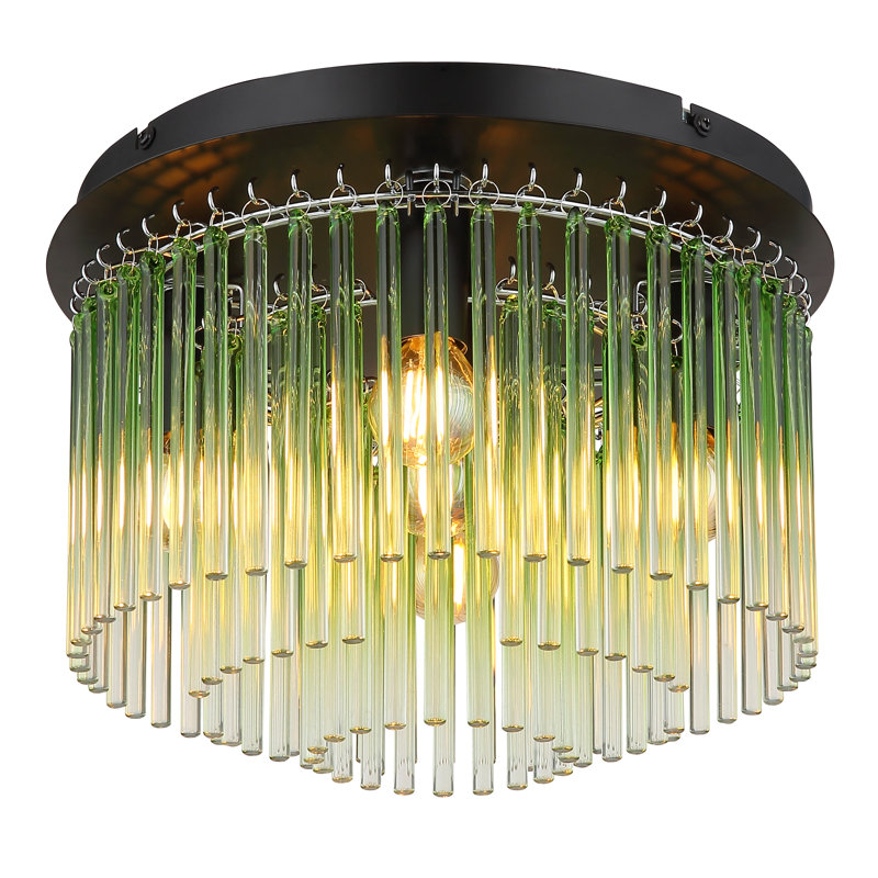 Dayanah Flush Mount, Green