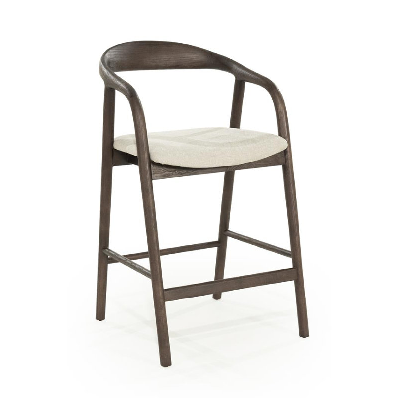 Rayven Barstool High, Walnut, Counter Stool (26" Seat Height)