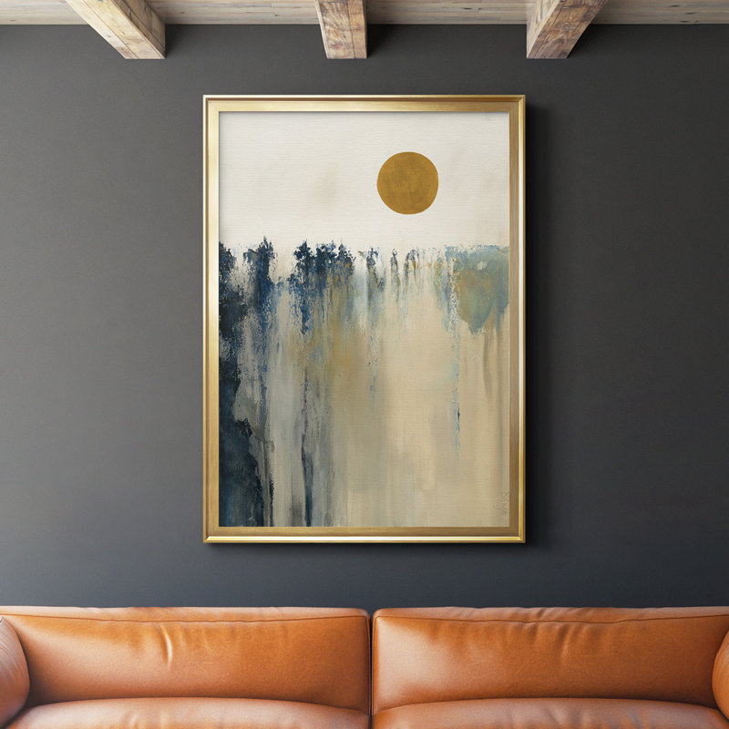 Equilibrium - Single Picture Frame Print, 30.5" H x 22.5" W x 1" D, Gold Framed